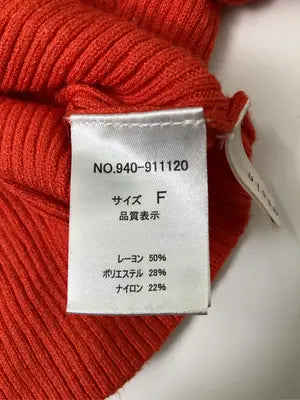 Ray Cassin/レイカズン/ニット/セーター/トップス/レッド/F