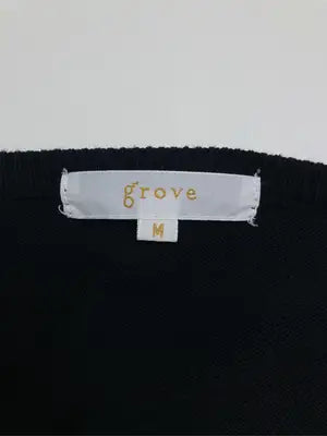 grove/グローブ/シャツ/ブラウス/トップス/ブラック/M