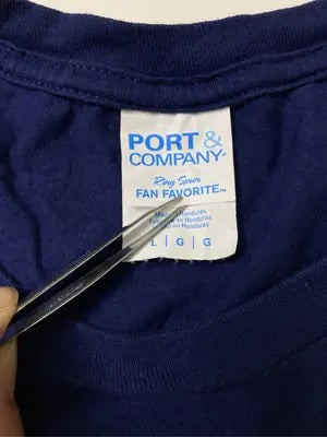 PORT＆COMPANY/ポートアンドカンパニー/Tシャツ/カットソー/トップス/ネイビー/L