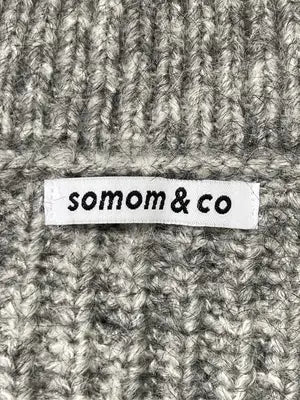 somom&co/ニット/セーター/トップス/グレー