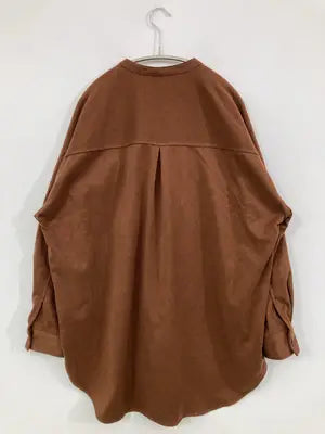THE SHOP TK/ザショップティーケー/シャツ/ブラウス/トップス/ブラウン/L