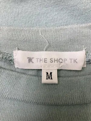 THE SHOP TK/ザショップティーケー/Tシャツ/カットソー/トップス/ライトグリーン/M