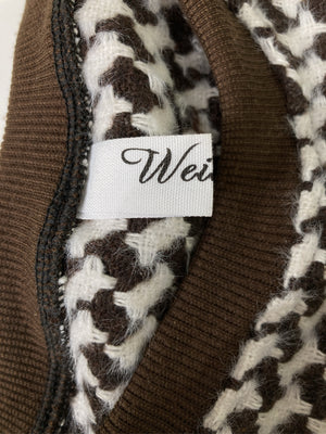 weiweijia/ニット/セーター/トップス/ブラウン