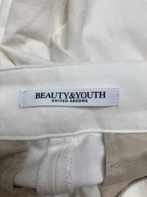 BEAUTY&YOUTH/ビューティーアンドユース/スラックス/パンツ/ホワイト/M