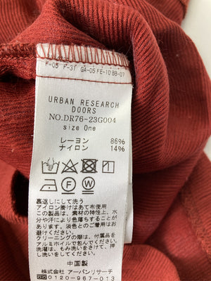 URBAN RESEARCH DOORS/アーバンリサーチドアーズ/ニット/セーター/トップス/オレンジ/One