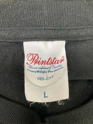Printstar/プリントスター/Tシャツ/カットソー/トップス/ブラック/L