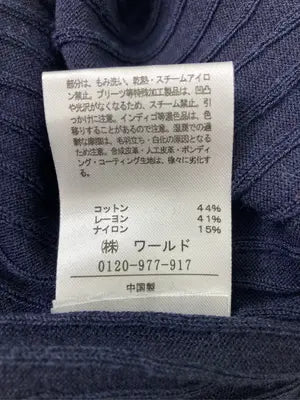index/インデックス/ニット/セーター/トップス/ネイビー/M