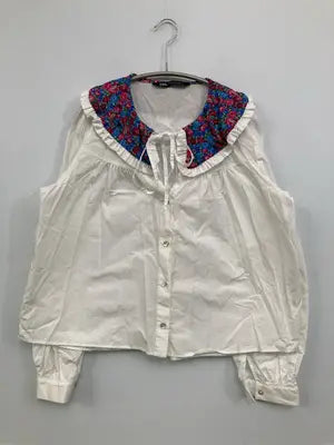 ZARA/ザラ/シャツ/ブラウス/トップス/ホワイト/M