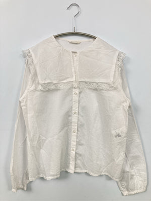 ehka sopo/エヘカソポ/シャツ/ブラウス/トップス/ホワイト/F