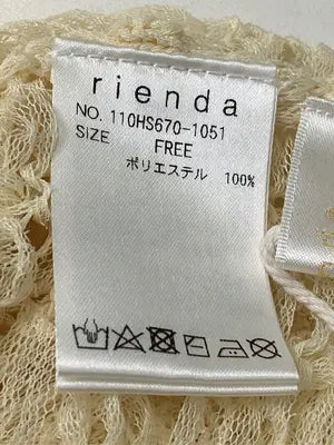 rienda/リエンダ/アンサンブル/トップス/ベージュ/F