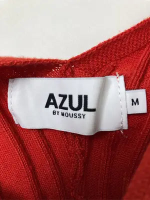 AZUL by MOUSSY/アズールバイマウジー/ニット/セーター/トップス/レッド/M
