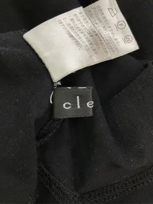 clear/クリア/Tシャツ/カットソー/トップス/ブラック/F