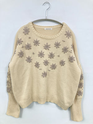 natural couture/ナチュラルクチュール/ニット/セーター/トップス/アイボリー/F