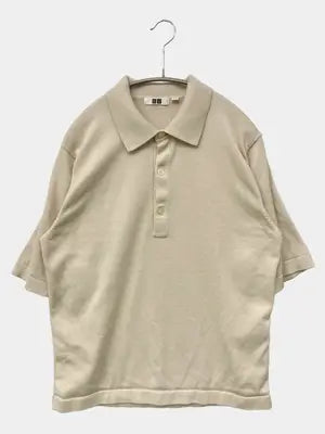 UNIQLO/ユニクロ/ポロシャツ/トップス/ベージュ/S