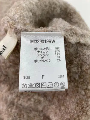 mideal/ミディール/ワンピース/ワンピース/ドレス/ベージュ/F