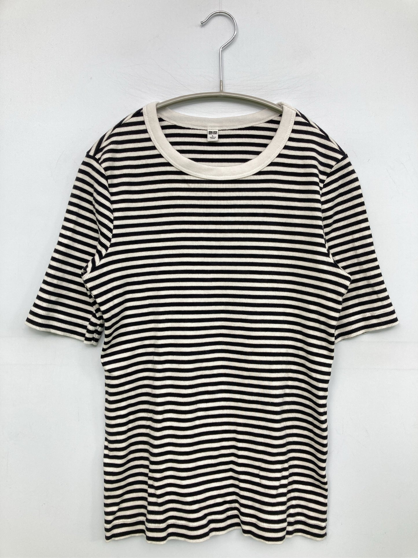 UNIQLO/ユニクロ/Tシャツ/カットソー/トップス/ブラック/L