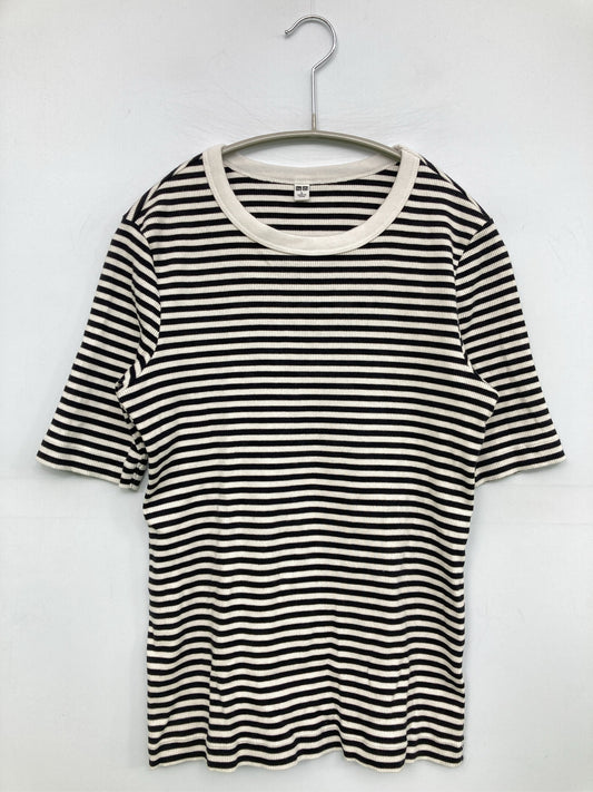 UNIQLO/ユニクロ/Tシャツ/カットソー/トップス/ブラック/L