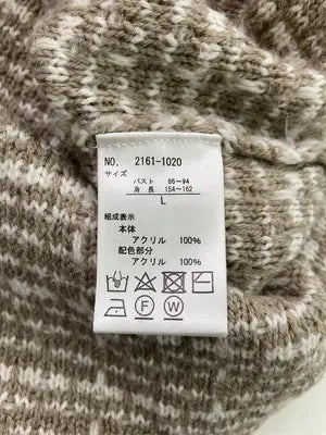 Rose Farm/ローズファーム/ニット/セーター/トップス/ベージュ/L