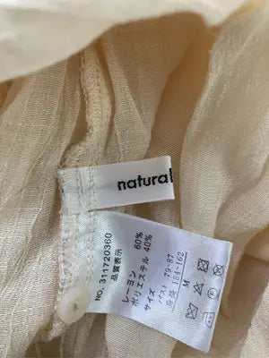 natural couture/ナチュラルクチュール/ワンピース/ワンピース/ドレス/アイボリー/M  バスト79～87　身長154～162