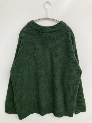 Casper John/キャスパージョン/ニット/セーター/トップス/グリーン/M