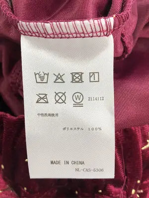 その他パンツ/パンツ/レッド