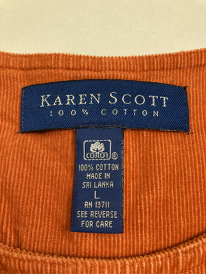 KAREN SCOTT/カレンスコット/タンクトップ/トップス/オレンジ/L
