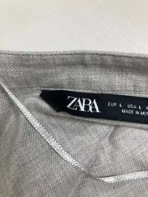 ZARA/ザラ/シャツ/ブラウス/トップス/グレー/L