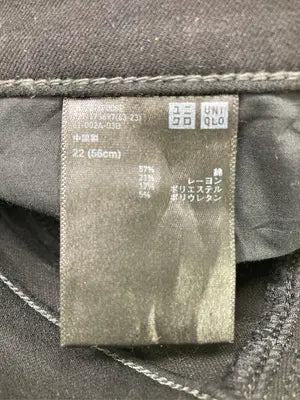 UNIQLO/ユニクロ/デニムパンツ/パンツ/ブラック/22 (56cm)