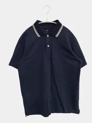 UNIQLO/ユニクロ/ポロシャツ/トップス/ネイビー/XL