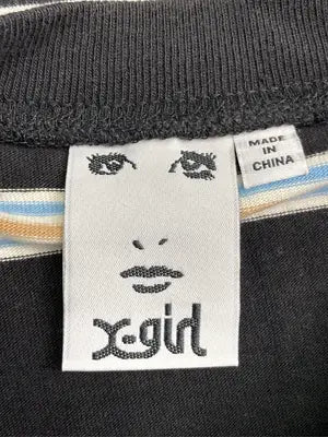 X-GIRL/エックスガール/Tシャツ/カットソー/トップス/ブラック/S