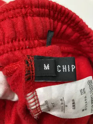 Chip Clip/チップクリップ/スウェットパンツ/パンツ/レッド/M