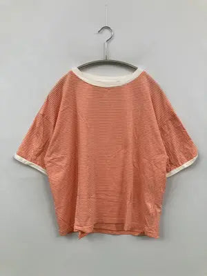 apres jour mignon/アプレジュールミニョン/Tシャツ/カットソー/トップス/オレンジ/LL