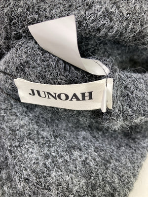 JUNOAH/ジュノア/ニット/セーター/トップス/グレー/S