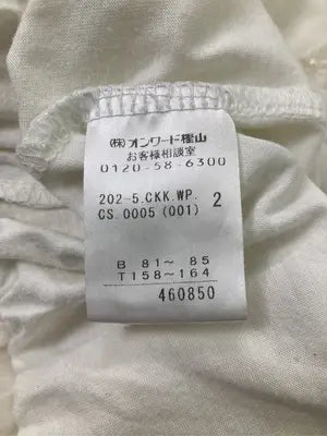 any sis/エニィスィス/Tシャツ/カットソー/トップス/ホワイト/2      B 81-85     T 158-164