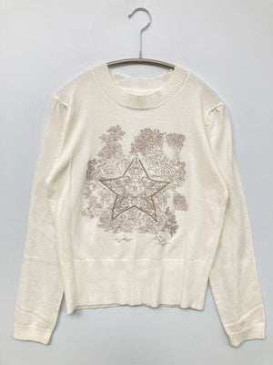 ニット/セーター/トップス/ホワイト