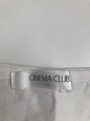 CINEMA CLUB/シネマクラブ/Tシャツ/カットソー/トップス/ホワイト/LL