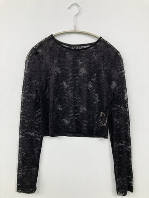 me+emselect/Tシャツ/カットソー/トップス/ブラック/F