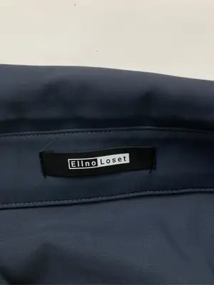 Ellno Loset/エルノロゼット/シャツワンピース/ワンピース/ドレス/ネイビー/S