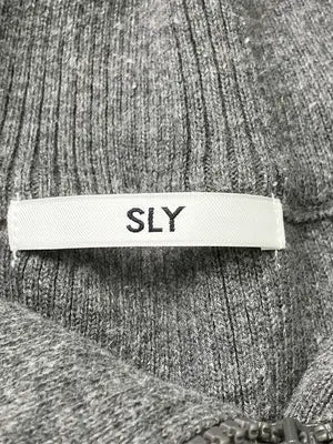 SLY/スライ/ニット/セーター/トップス/グレー