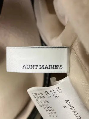 AUNT MARIE'S/アントマリーズ/ノーカラーコート/ジャケット/アウター/ベージュ/F
