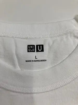 UNIQLO/ユニクロ/Tシャツ/カットソー/トップス/ホワイト/L
