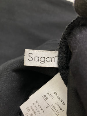 BONJOUR SAGAN/ボンジュールサガン/サロペット/オーバーオール/オールインワン・サロペット/ブラック/F