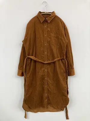 UNIQLO/ユニクロ/シャツワンピース/ワンピース/ドレス/ブラウン/S