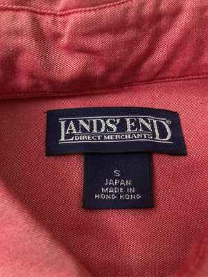 LANDS' END/ランズエンド/シャツ/ブラウス/トップス/レッド/S