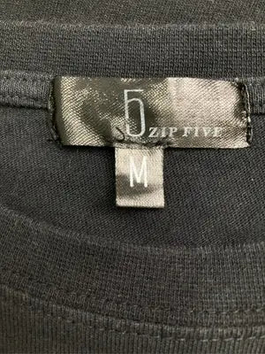 ZIP FIVE/ジップファイブ/Tシャツ/カットソー/トップス/ブラック/M