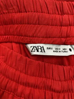 ZARA/ザラ/スラックス/パンツ/レッド/S