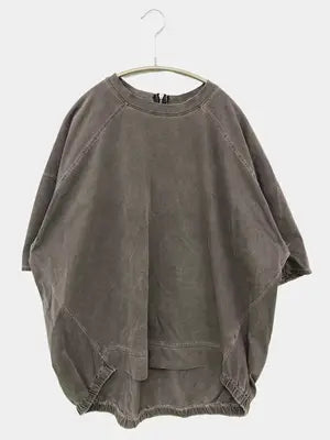 JEANASIS/ジーナシス/Tシャツ/カットソー/トップス/グレー/F