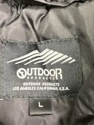 OUTDOOR PRODUCTS/ダウンジャケット/コート/ジャケット/アウター/ブラック/L