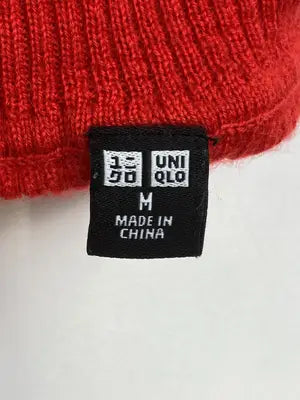 UNIQLO/ユニクロ/ニット/セーター/トップス/レッド/M