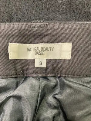 NATURAL BEAUTY BASIC/ナチュラルビューティーベーシック/スラックス/パンツ/ブラック/S